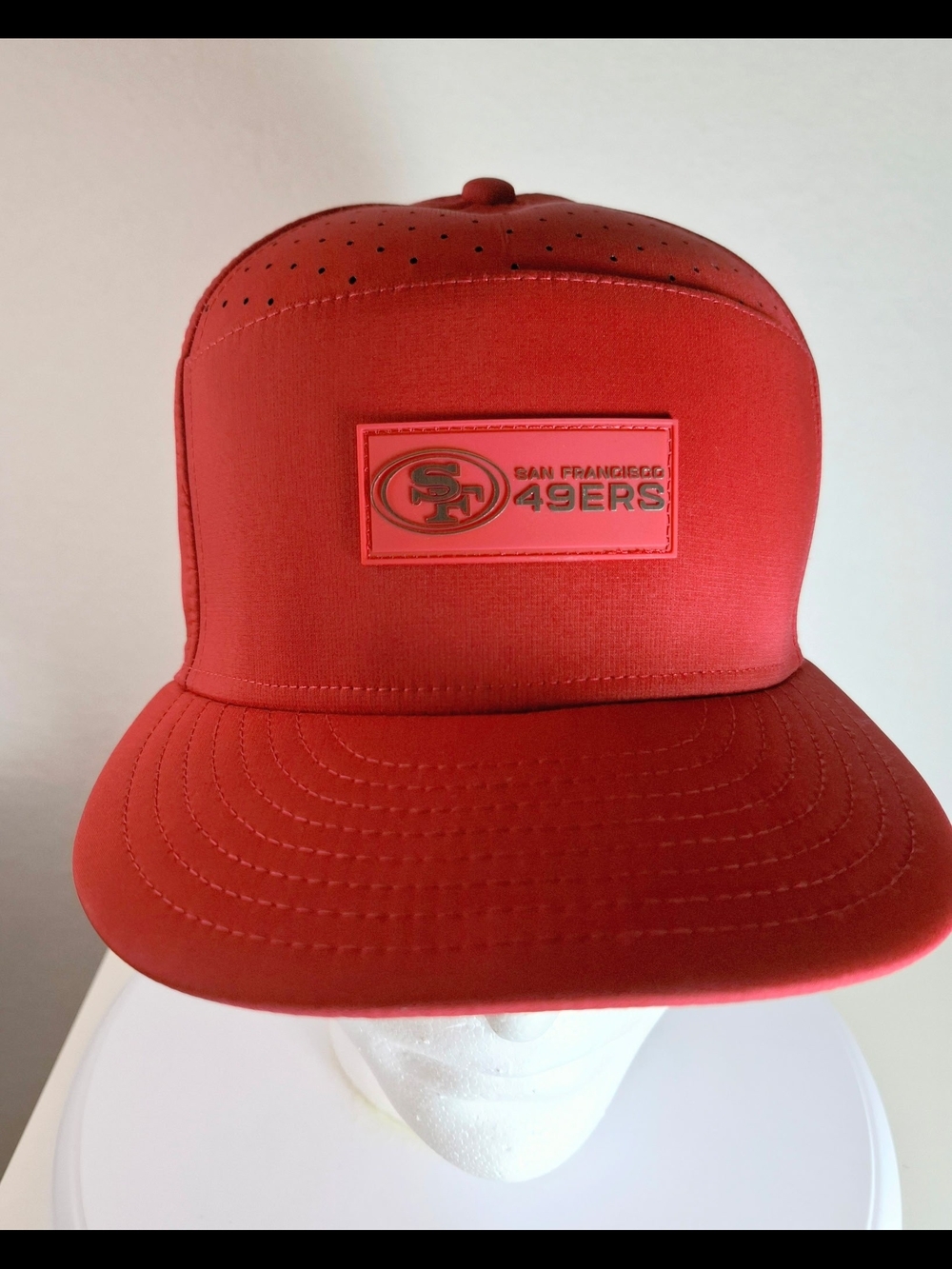 New Era San Francisco 49ers Red Snapback Hat